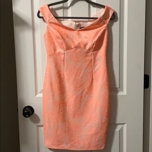 *Never Worn* New Look | Coral Lace Dress | S 10
